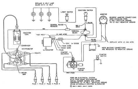 12 volt wiring diagram model a 